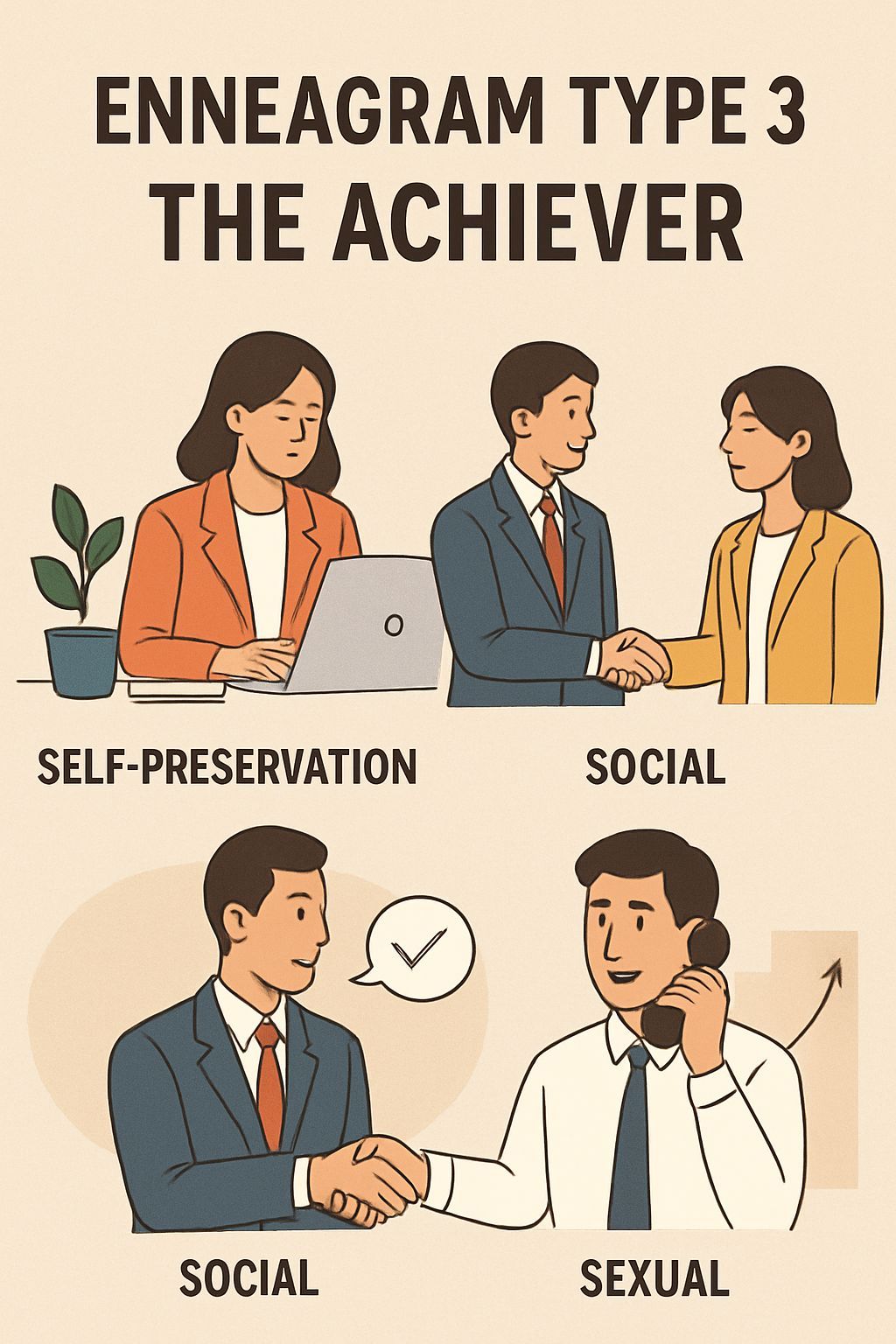 فراتر از ۹ تیپ: معرفی غرایز سه‌گانه انیاگرام (جنسی، اجتماعی، حفظ خود) در محیط کار