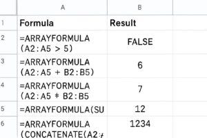 آموزش جامع فرمول MAKEARRAY در گوگل شیت