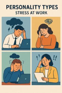 وقتی تیپ‌ها در حالت استرس هستند: شناخت نشانه‌های استرس هر تیپ در محیط کار