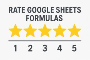 آموزش جامع فرمول RATE در گوگل شیت