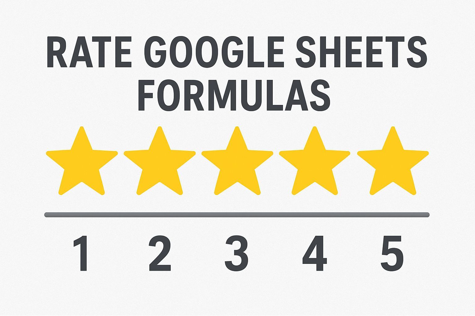 آموزش جامع فرمول RATE در گوگل شیت