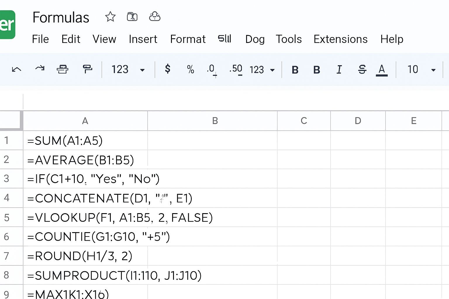 آموزش جامع فرمول RECEIVED در گوگل شیت