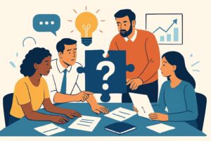 حل مسئله در تیم: ترکیب قدرت تحلیلی تیپ ۵، عمل‌گرایی تیپ ۸ و خلاقیت تیپ ۴