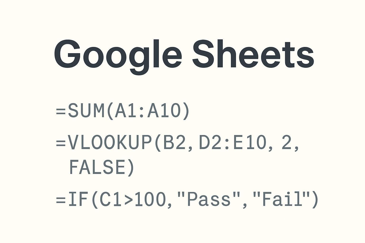 آموزش جامع فرمول VALUE در گوگل شیت